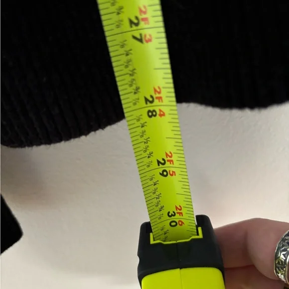 Banana Republic Factory Black Funnel Neck Ribbed Sweater Size XXL - Picture 9 of 11